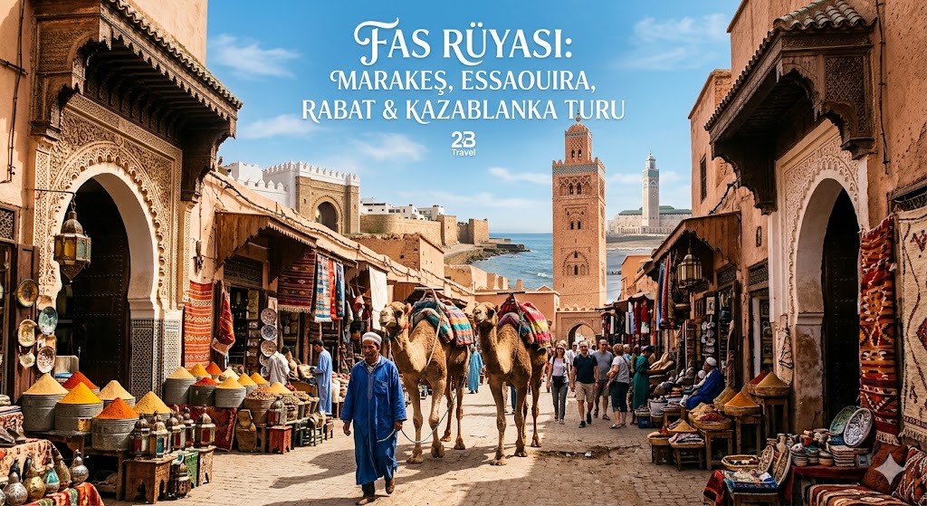 Fas Rüyası: Marakeş, Essaouira, Rabat ve Kazablanka Turu